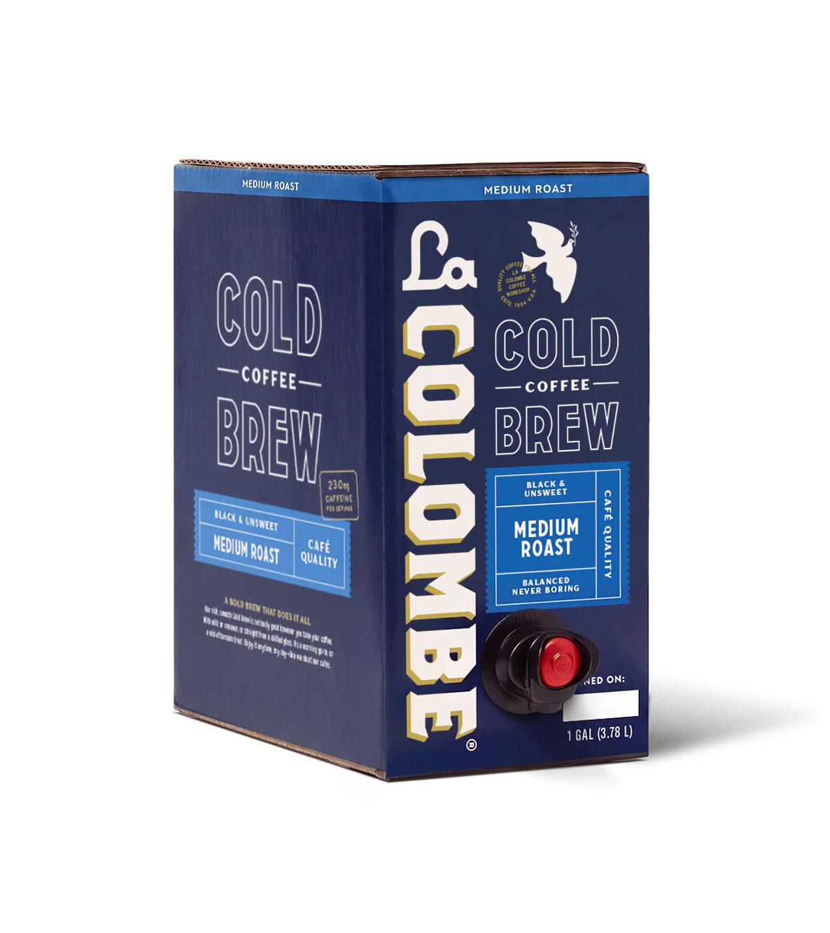 La Colombe Cold Coffee Brew package on a white background