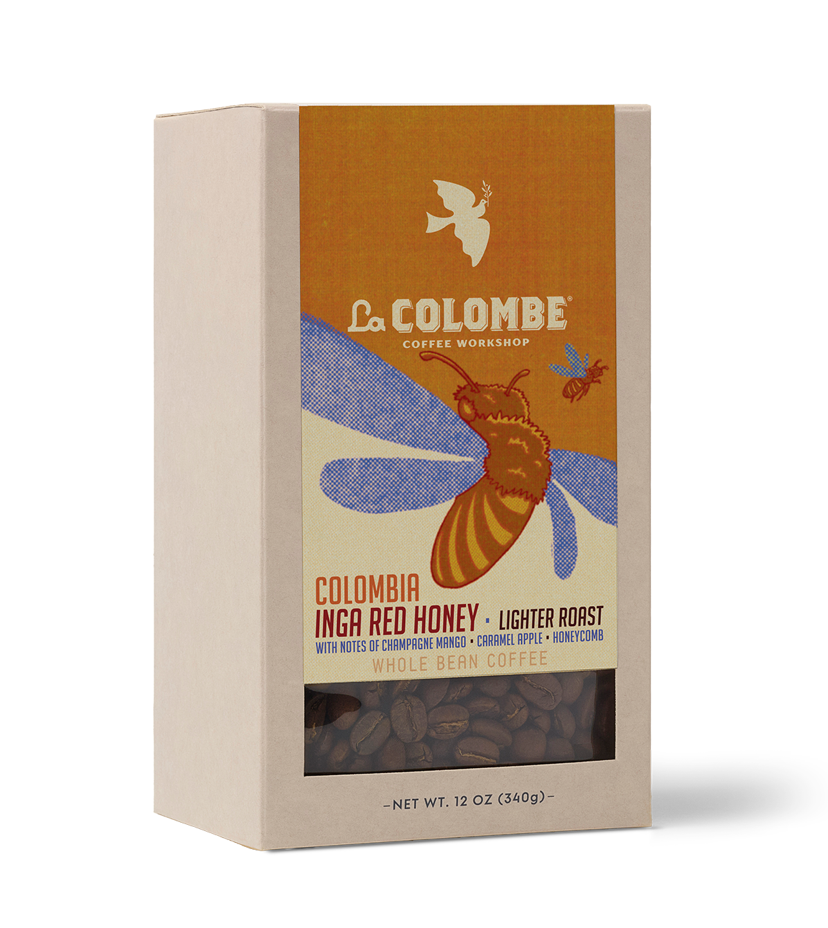 12 oz Colombia Inga Red Honey- 4 Ct Case