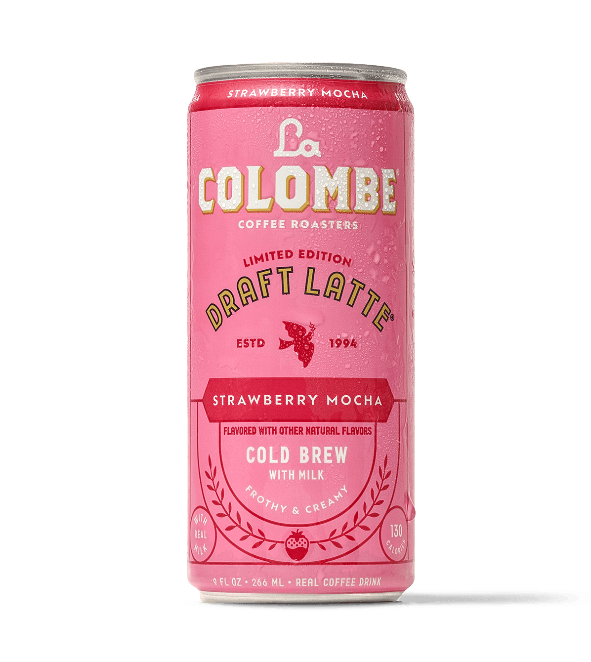9oz Dairy Strawberry Mocha Latte