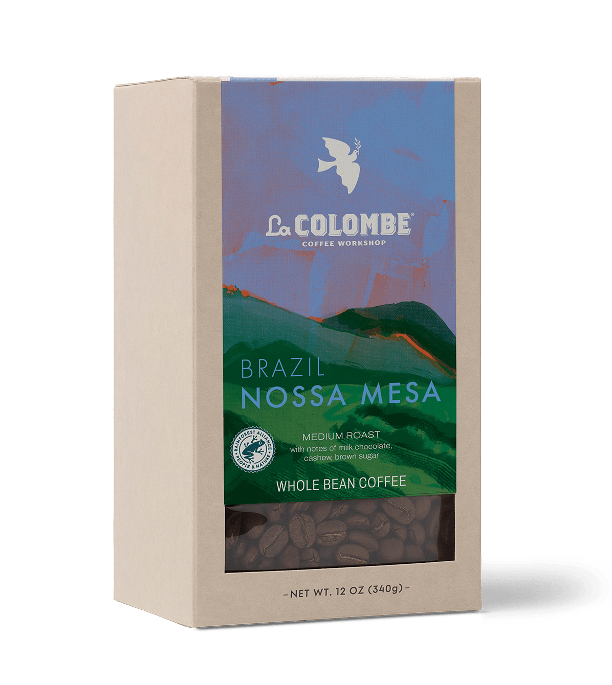 12 oz Brazil Nossa Messa - Rain Forest Alliance - 4 Ct Case